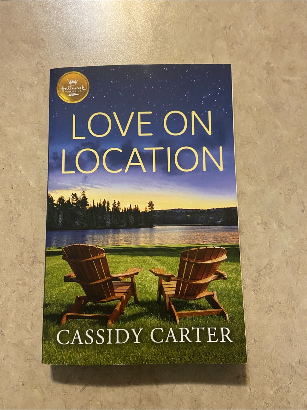 Hallmark Love On Location by Cassidy Carter - Blue & Green Cover